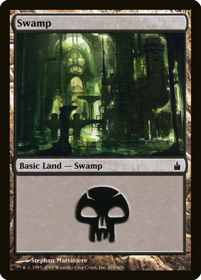 Swamp (295) [Ravnica: City of Guilds] Magic: The Gathering