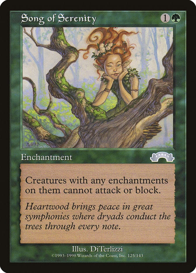 Song of Serenity [Exodus] Magic: The Gathering