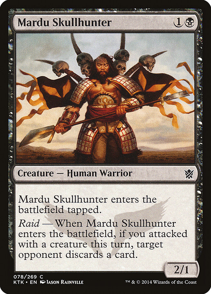 Mardu Skullhunter [Khans of Tarkir] Magic: The Gathering