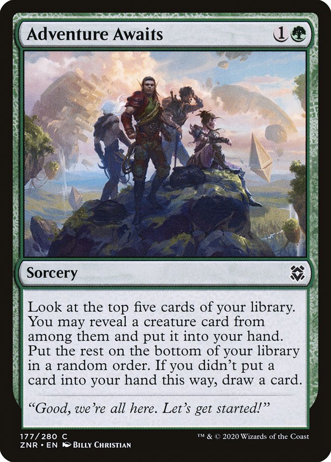 Adventure Awaits [Zendikar Rising] Magic: The Gathering