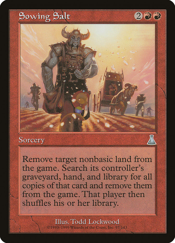 Sowing Salt [Urza's Destiny] Magic: The Gathering
