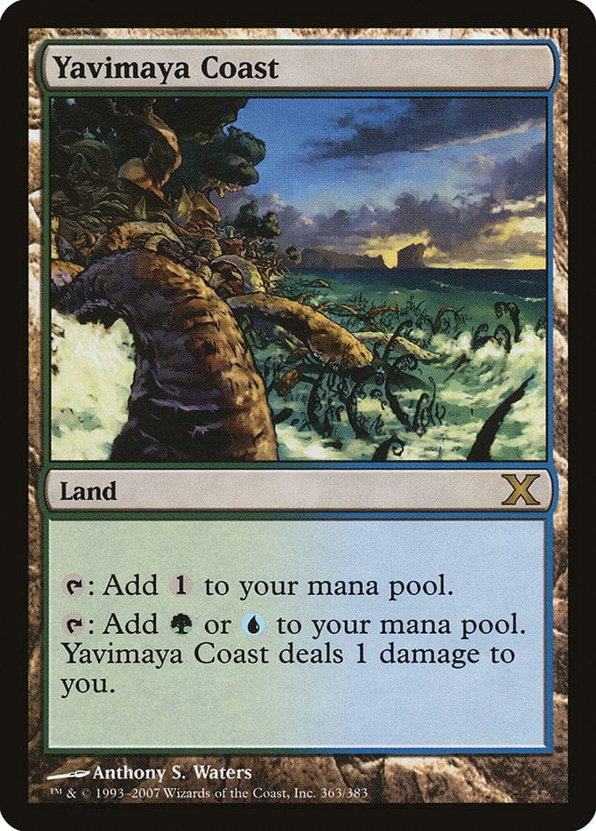 Yavimaya Coast [Tenth Edition] Magic: The Gathering