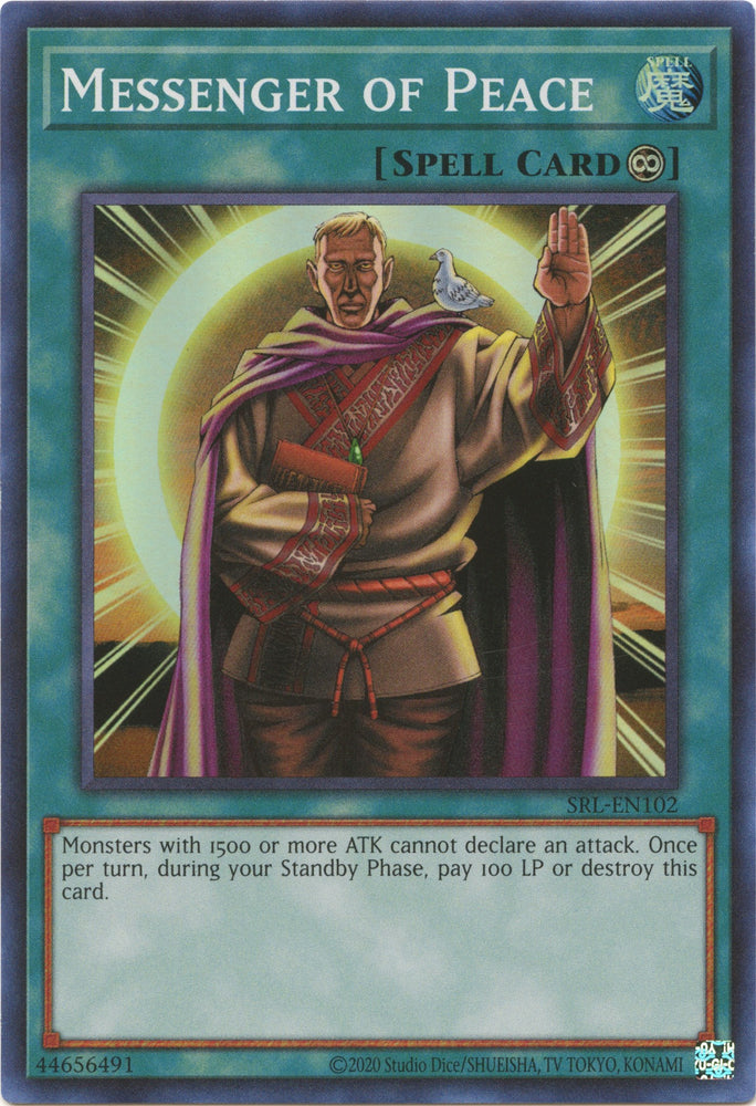 Messenger of Peace (25th Anniversary) [SRL-EN102] Super Rare - Yugioh Cards For Your TCG Needs!
