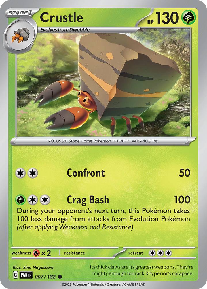 Crustle (007/182) [Scarlet & Violet: Paradox Rift] Pokémon
