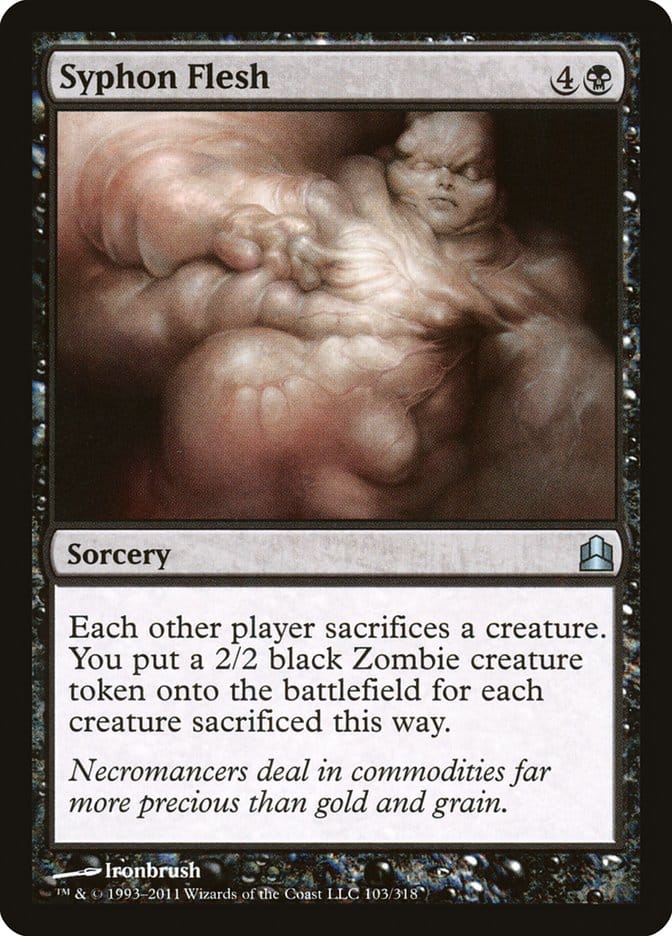 Syphon Flesh [Commander 2011] Magic: The Gathering