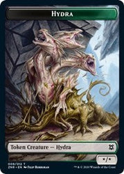 Hydra // Kor Warrior Double-Sided Token [Zendikar Rising Tokens] Magic: The Gathering