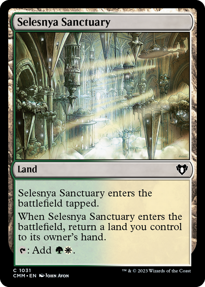 Selesnya Sanctuary [Commander Masters] Magic: The Gathering