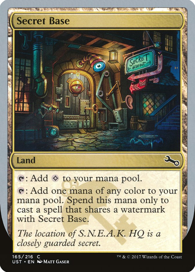 Secret Base (Matt Gaser) [Unstable] Magic: The Gathering