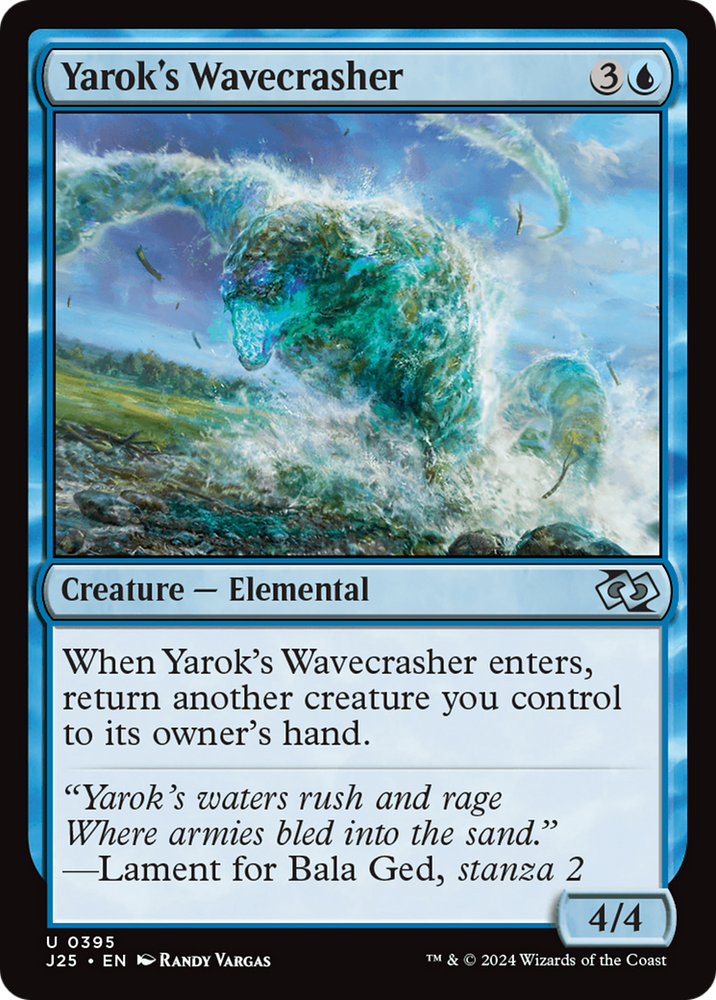 Yarok's Wavecrasher [Foundations Jumpstart] Magic: The Gathering