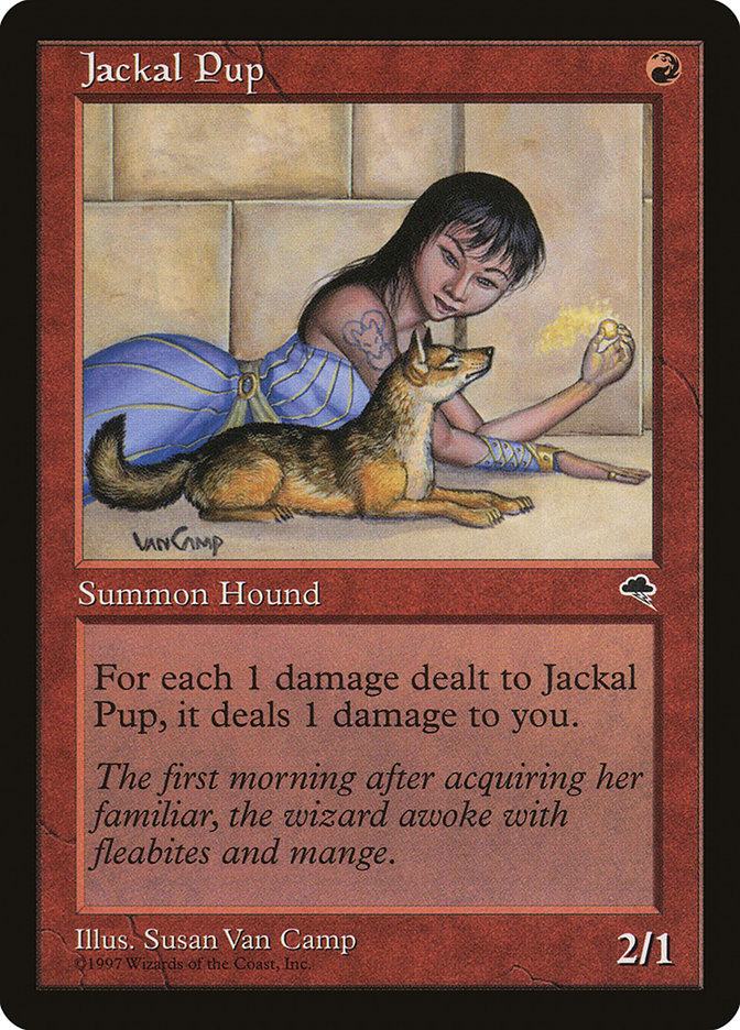 Jackal Pup [Tempest] Magic: The Gathering