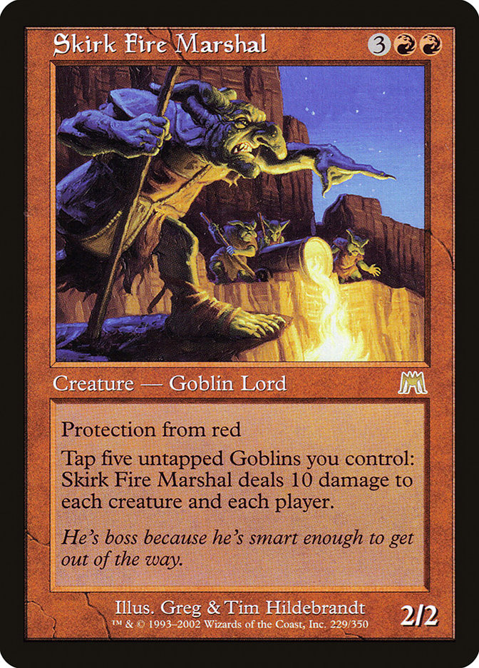 Skirk Fire Marshal [Onslaught] Magic: The Gathering
