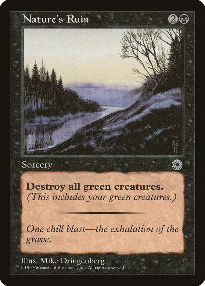 Nature's Ruin [Portal] Magic: The Gathering