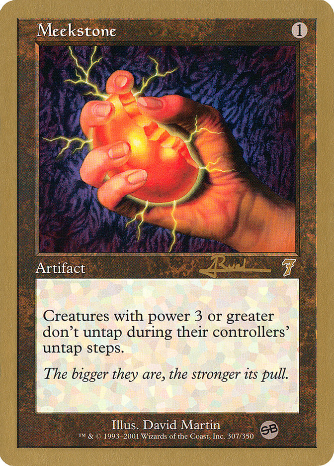 Meekstone (Antoine Ruel) (SB) [World Championship Decks 2001] Magic: The Gathering