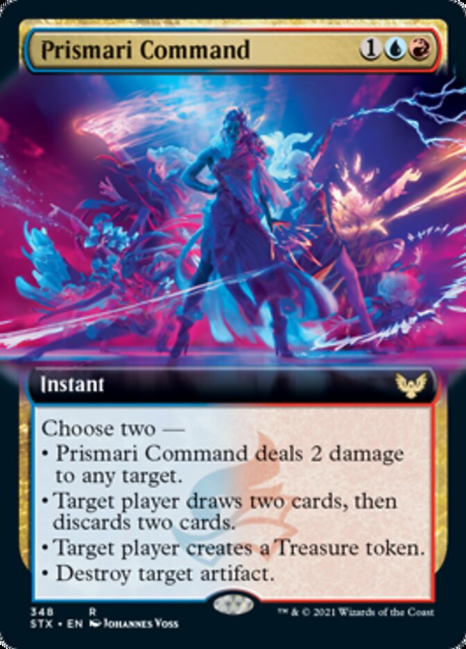 Prismari Command (Extended Art) [Strixhaven: School of Mages] Magic: The Gathering