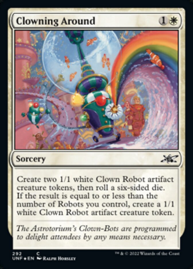 Clowning Around (Galaxy Foil) [Unfinity] Magic: The Gathering
