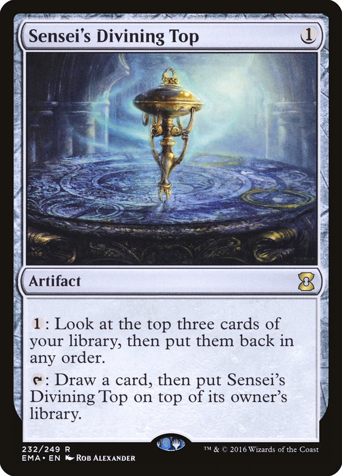 Sensei's Divining Top [Eternal Masters] Magic: The Gathering