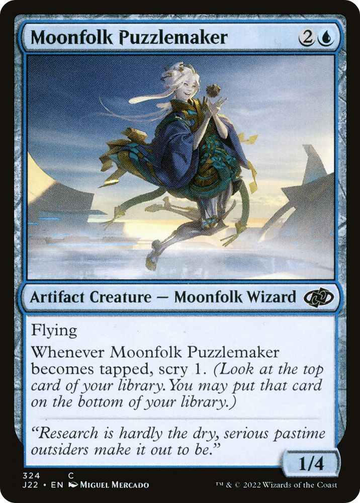 Moonfolk Puzzlemaker [Jumpstart 2022] Magic: The Gathering