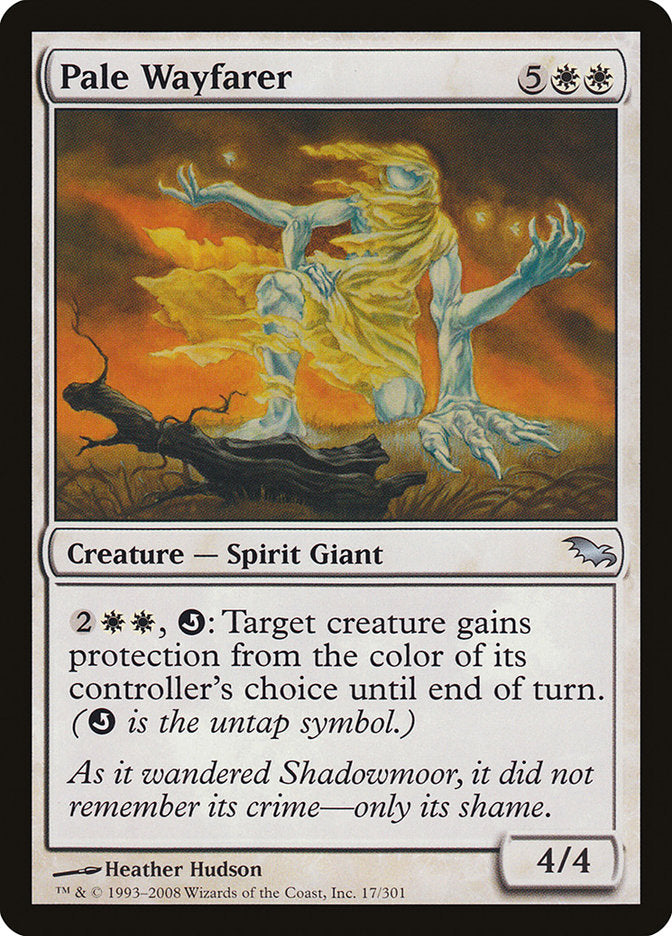 Pale Wayfarer [Shadowmoor] Magic: The Gathering