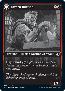 Tavern Ruffian // Tavern Smasher [Innistrad: Double Feature] Magic: The Gathering