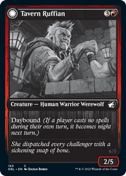 Tavern Ruffian // Tavern Smasher [Innistrad: Double Feature] Magic: The Gathering