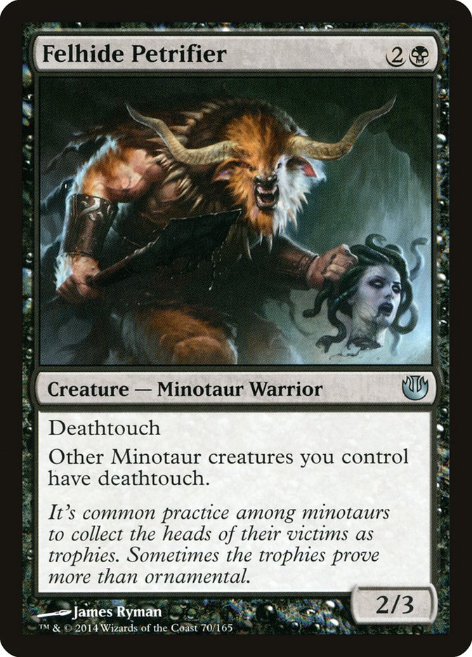 Felhide Petrifier [Journey into Nyx] Magic: The Gathering