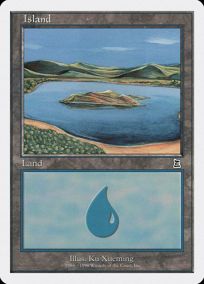 Island (114) [Battle Royale] Magic: The Gathering