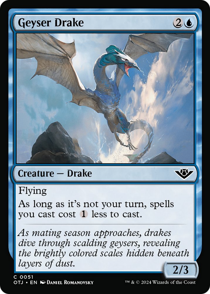 Geyser Drake [Outlaws of Thunder Junction] Magic: The Gathering