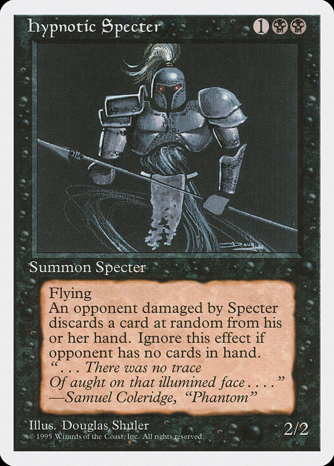 Hypnotic Specter [Fourth Edition] Magic: The Gathering