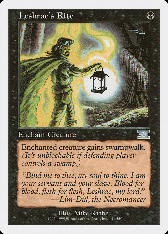 Leshrac's Rite [Classic Sixth Edition] Magic: The Gathering