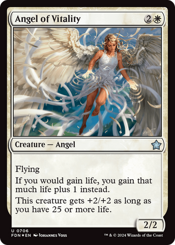 Angel of Vitality [Foundations] Magic: The Gathering