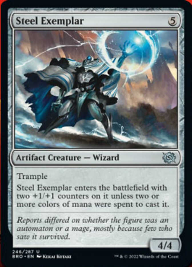 Steel Exemplar [The Brothers' War] Magic: The Gathering