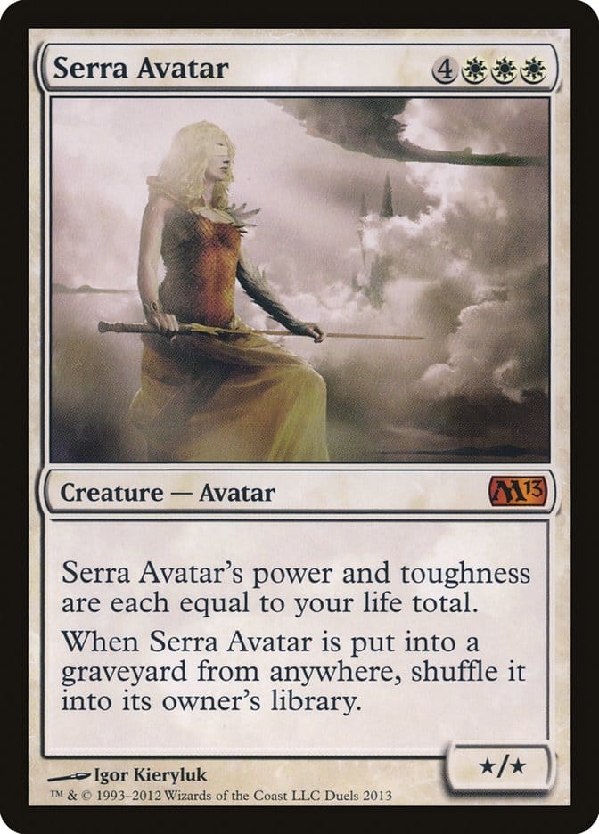 Serra Avatar (Duels of the Planeswalkers Promos) [Duels of the Planeswalkers Promos 2012] Magic: The Gathering