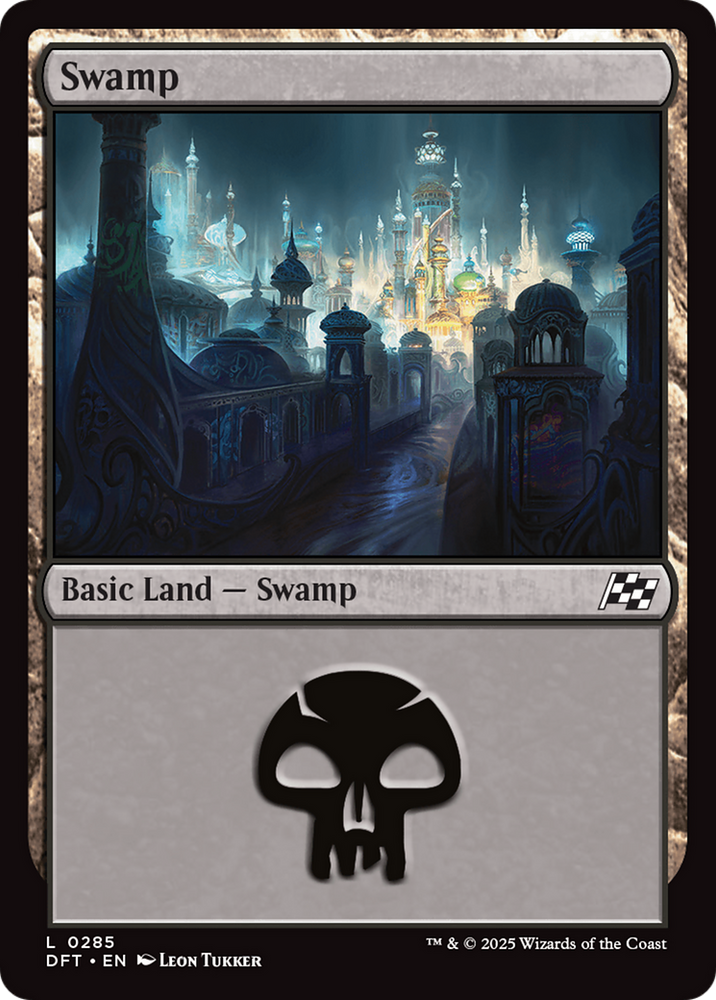 Swamp (0285) [Aetherdrift] Magic: The Gathering