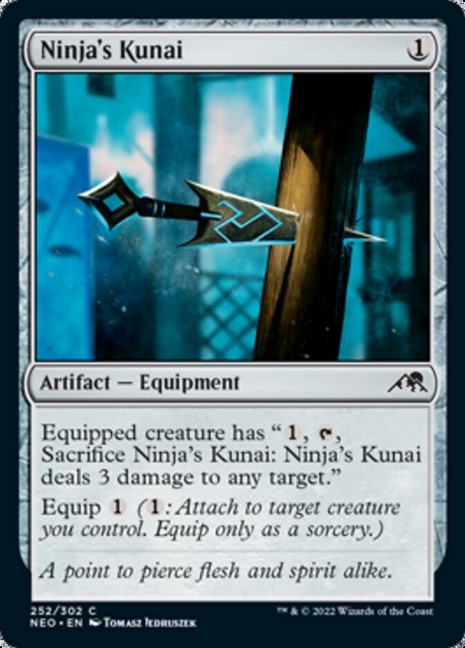Ninja's Kunai [Kamigawa: Neon Dynasty] Magic: The Gathering