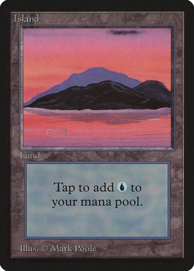 Island (293) [Beta Edition] Magic: The Gathering