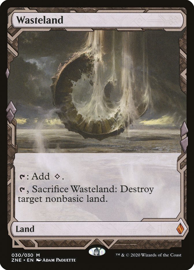 Wasteland (Expeditions) [Zendikar Rising Expeditions] Magic: The Gathering