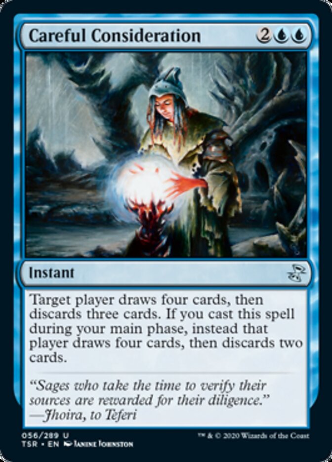 Careful Consideration [Time Spiral Remastered] Magic: The Gathering