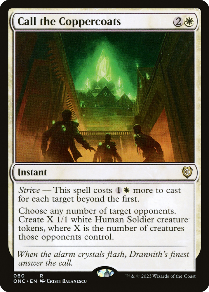 Call the Coppercoats [Phyrexia: All Will Be One Commander] Magic: The Gathering