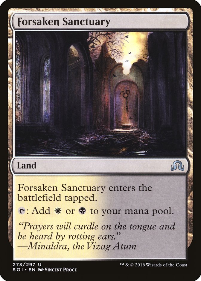 Forsaken Sanctuary [Shadows over Innistrad] Magic: The Gathering