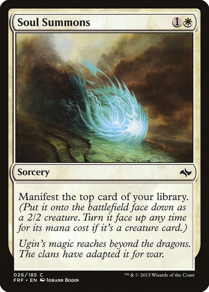 Soul Summons [Fate Reforged] Magic: The Gathering