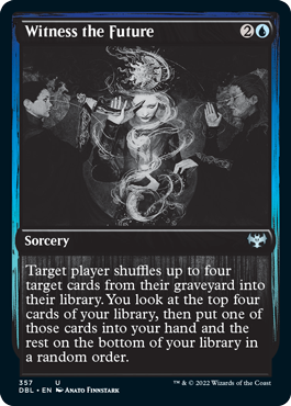 Witness the Future [Innistrad: Double Feature] Magic: The Gathering