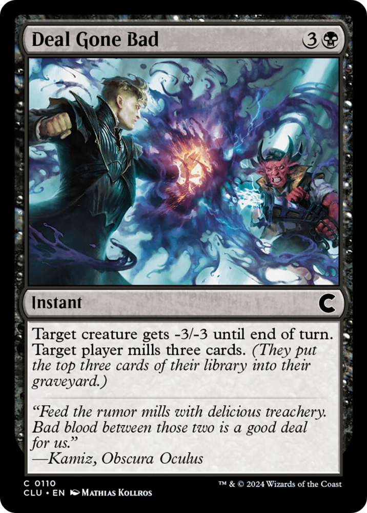 Deal Gone Bad [Ravnica: Clue Edition] Magic: The Gathering