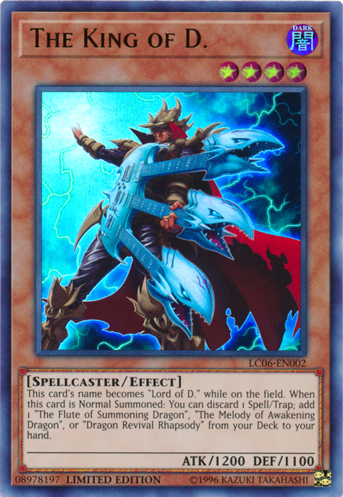 The King of D. - LC06-EN002 [LC06-EN002] Ultra Rare Yu-Gi-Oh!