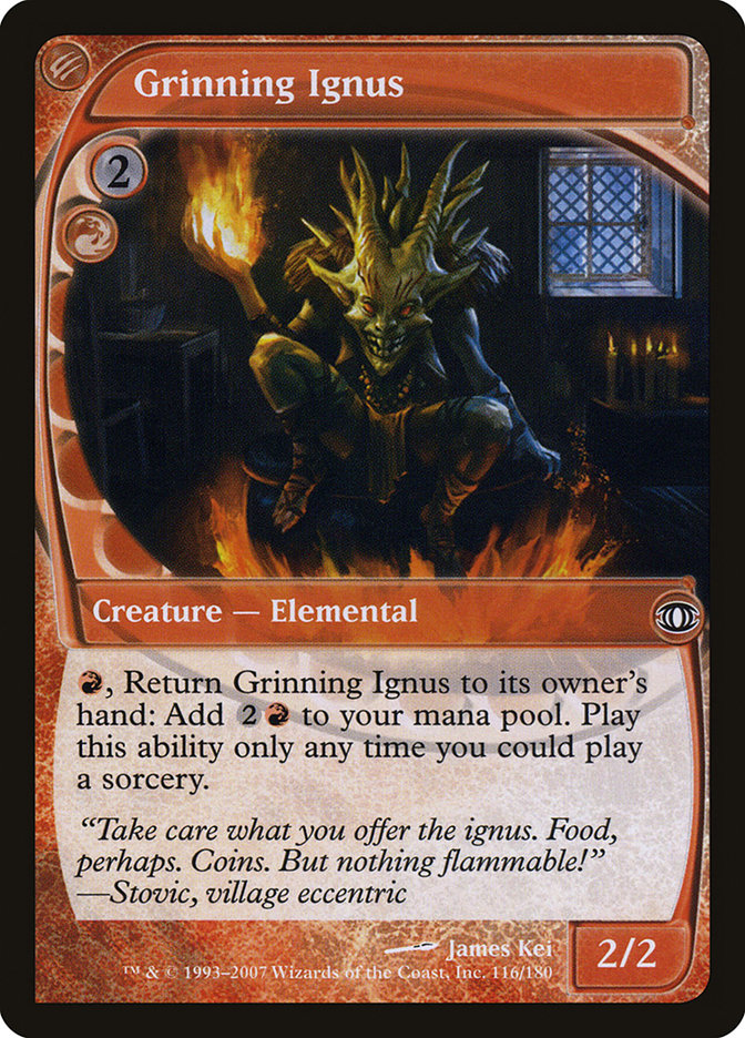 Grinning Ignus [Future Sight] Magic: The Gathering