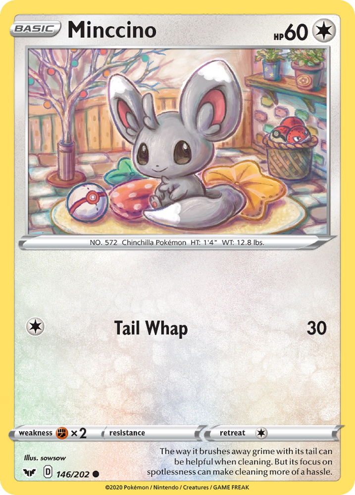 Minccino (146/202) [Sword & Shield: Base Set] Pokémon