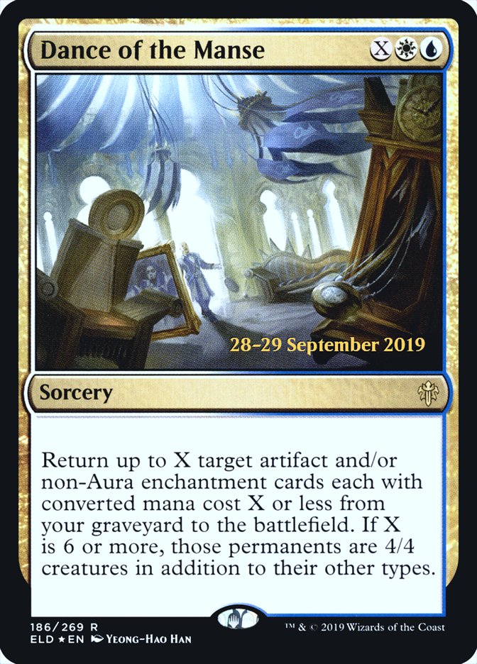Dance of the Manse [Throne of Eldraine Prerelease Promos] Magic: The Gathering