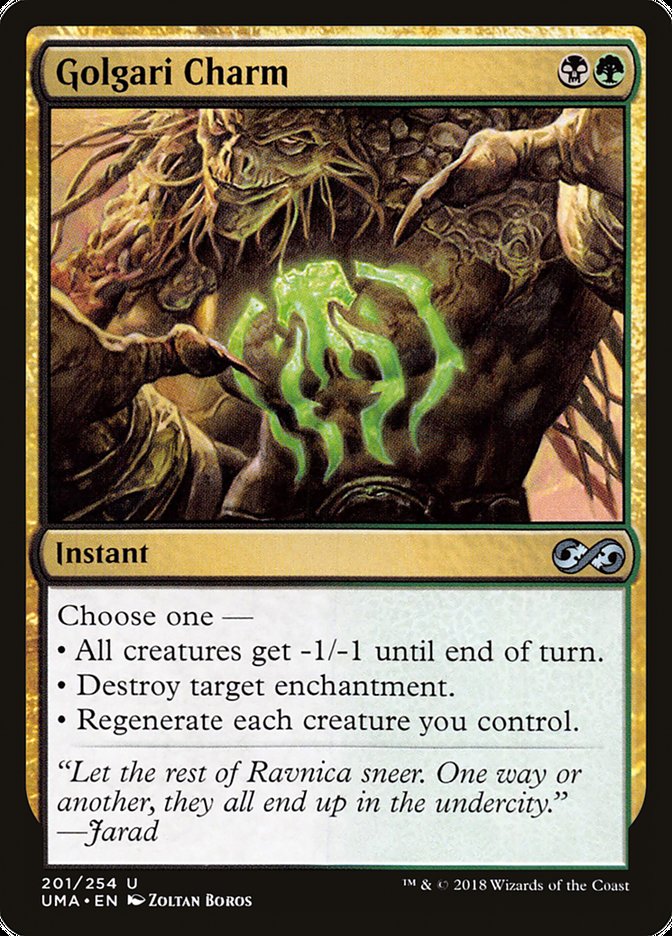 Golgari Charm [Ultimate Masters] Magic: The Gathering