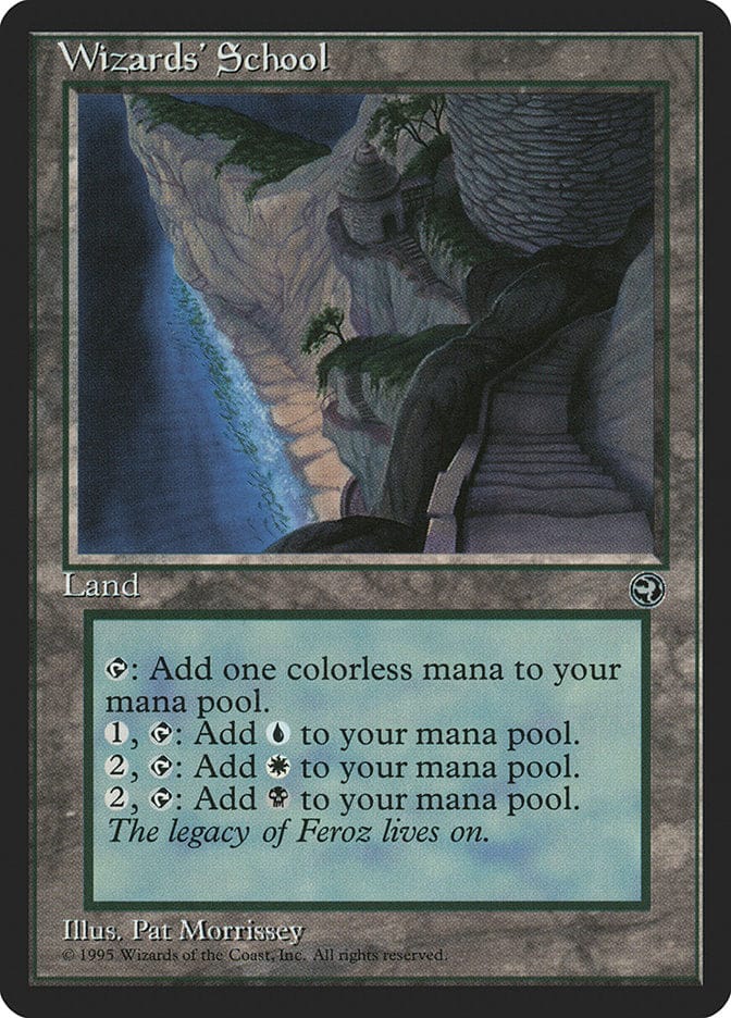 Wizards' School [Homelands] Magic: The Gathering
