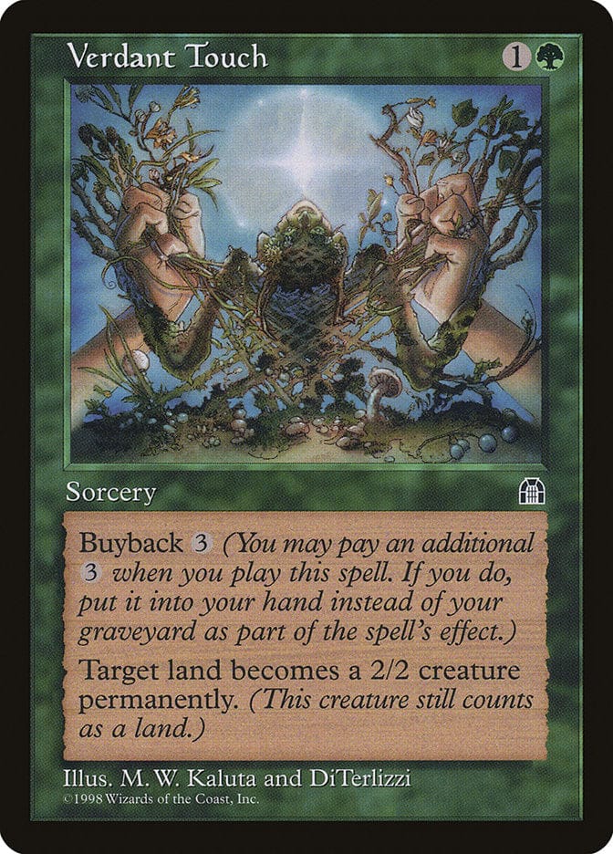 Verdant Touch [Stronghold] Magic: The Gathering
