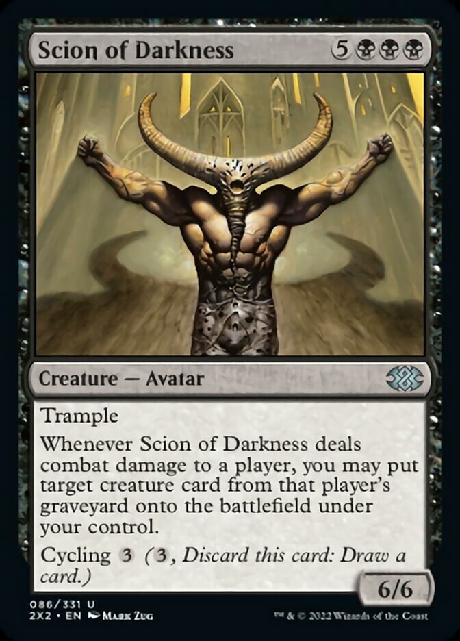 Scion of Darkness [Double Masters 2022] Magic: The Gathering